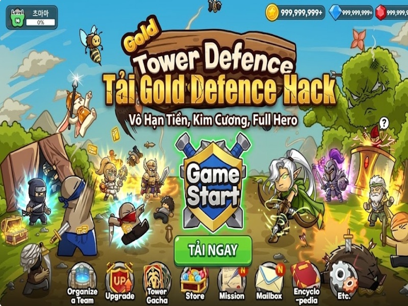 Gold Tower Defence thành phố vàng El Dorado cực đẹp.