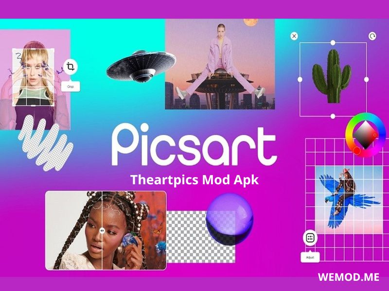 Picsart Theartpics Mod Apk phiên bản mới nhất tại WEMOD