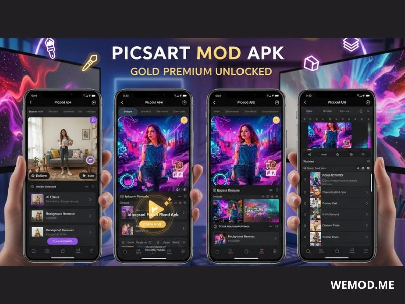 Chỉnh sửa video ngắn chuyên nghiệp cho TikTok bằng Picsart mod