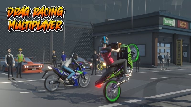 Cảnh đua xe đối kháng cực căng trong Asian Drag Champion tại đấu trường châu Á.