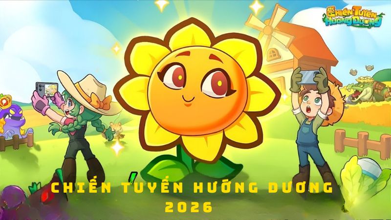 Thế giới thực vật đột biến và binh đoàn zombie trong Chiến Tuyến Hướng Dương.