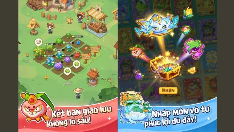 Các chế độ chơi phiêu lưu và vô tận trong Chiến Tuyến Hướng Dương.
