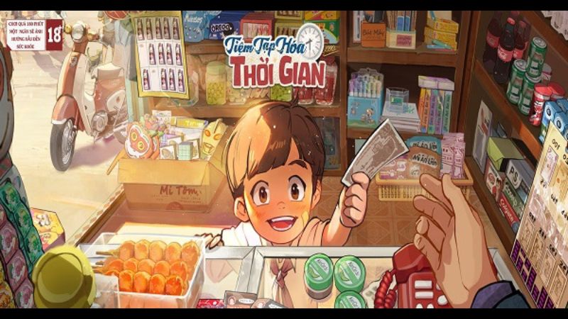 Giới thiệu game Tiệm Tạp Hóa Thời Gian tái hiện ký ức tuổi thơ thập niên 90 chân thực