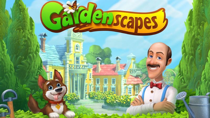 Giới thiệu game Gardenscapes và hành trình khôi phục khu vườn cùng quản gia Austin