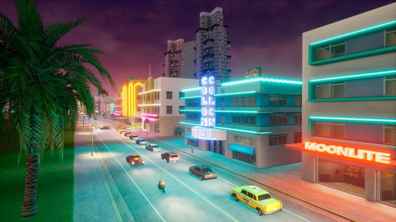 Bản đồ thành phố rộng lớn trong Grand Theft Auto: Vice City