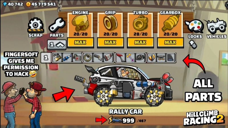Hill climb racing 2 mod full tiền kim cương không giới hạn