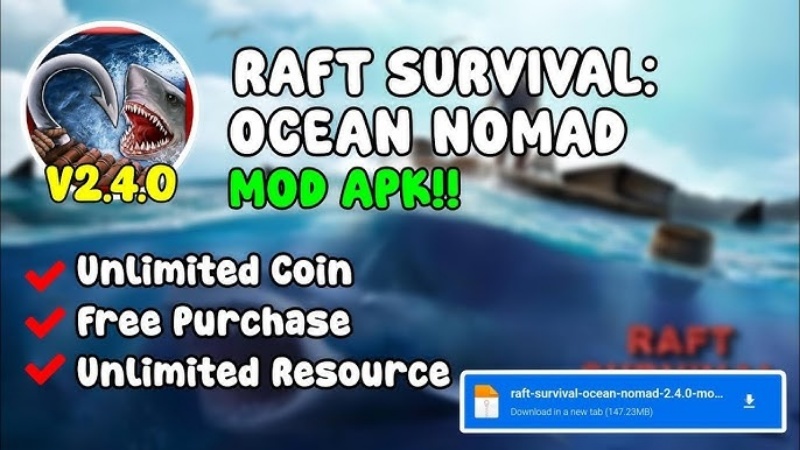 Raft Survival: Ocean Nomad MOD APK